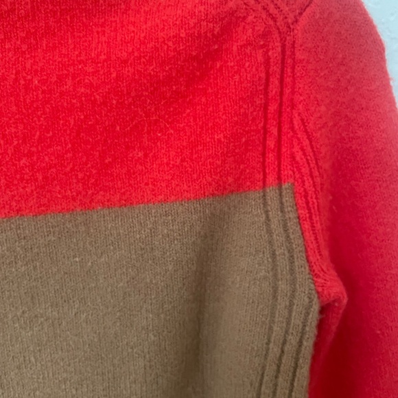 J Crew Super Soft Yarn Color Block Sweater - Picture 4 of 4